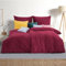 Soifox Winter Flanell bettwäsche 135 x 200 4teilig - Rot Flauschige und warme Cashmere Touch Bettbezug 2er Set + Kissenbezug 2er Set 80x80 cm mit Reißverschluss