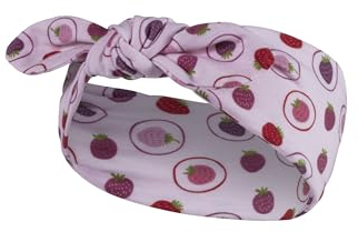 Sterntaler Sommer Stirnband Erdbeeren für Mädchen - Haarband Kinder aus weichem Jersey -Material, schmiegt sich an den Kopf an ohne zu drücken - rosa, 51