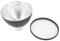 Difusor Reflector Estándar de 4,7 Pulgadas/12 Cm, Accesorio de Efecto de Luz Suave para Flashes ADS2 AD200 AD360, Plato de Sombra de Lámpara para Luz Estroboscópica de Estudio