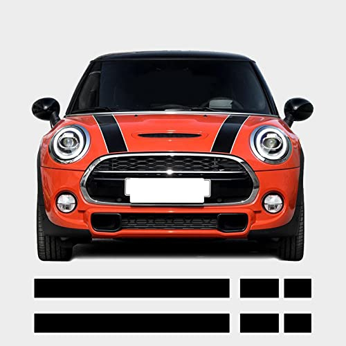 Motorhauben-Aufkleber Motorhaube Streifen Motorabdeckung Band hinten Vinyl-Aufkleber, für M=INI C=ooper F56 R56 F55 F57 R57 JCW Zubehör