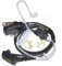 UAYESOK Casque Radio Walkie Talkie Air Tube Oreillette Discret pour Airbus TPH-900 TETRAPOL Gendarmerie Kit Radio de Security 19 Broches avec Embouts Souples de Taille Moyenne et Microphone PTT