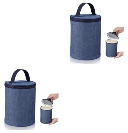 BESTonZON Autozubehör 2st Isolierbeutel Für Suppentassen Thermische Essenstasche Isoliertaschen Für Die Von Lebensmitteln Lunchpaket Warm Halten Autotasche Segeltuch Snack Kind Praktisch