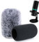 YOUSHARES Bonnette Micro Anti-Pop, Filtre Anti Pop en Fourrure pour HyperX Duocast Micro, Mousse Micro Anti Vent Professionel Compatible avec HyperX Duocast (2 Pièces)