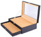 LANNADD 24-Bit-Stifthülle, 2 Schicht Füllfederhalter Display Box Deluxe Stift Schaukasten Organizer Box, Füllfederhalter-Vitrine Sammlerbox Geeignet für Die Aufbewahrung Von Füllhaltern (Schwarz)