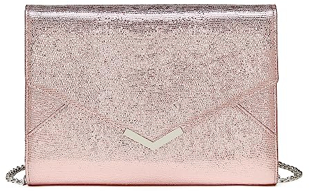 Miss Lulu Damen LP2306 PK Clutch, Rosa