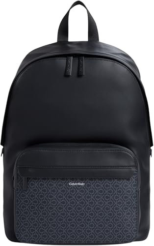 Calvin Klein Herren CK MUST MONO BACKPACK LV04D3187G Rucksack, Schwarz (Black), Einheitsgröße, Schwarz (Schwarz), Einheitsgröße