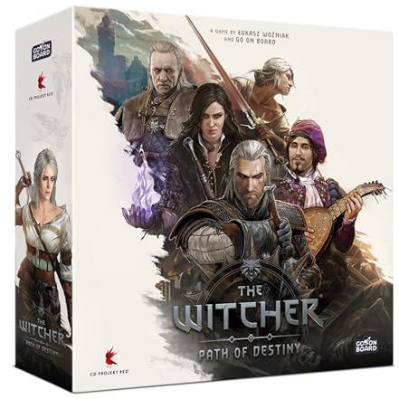 Go On Board | The Witcher Path of Destiny | 1-5 Player Tableau-Building Card Game | Ages 14+ Game in English