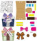 BENECREAT Geschenkboxen Faltbare Stanzformen, Zusammengesetzte Boxen Elemente Kohlenstoffstahl Prägeschablonen Metallschablonen für Scrapbooking, Album Foto, Kartenherstellung