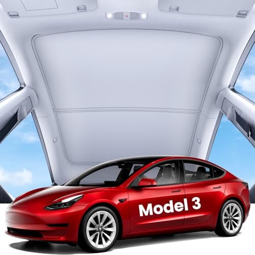 REEVAA 2025 Upgrade Tesla Model 3 2020-2023 Sunshade Roof