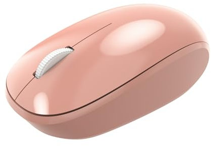Incase Bluetooth Mice – Designed by Microsoft – Compact & Small Sculpted for Comfort, 12-Month Battery Life, Fast-Tracking Sensors, Precision Navigation Across Multiple Surfaces, 1 AA Battery (Peach)