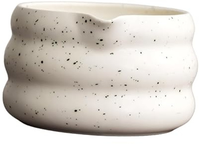 JISADER Japanese Matcha Bowl Traditional Ceramic Ceremon, White