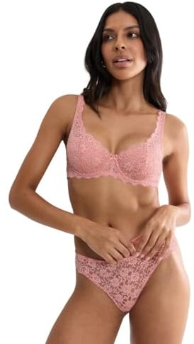 Triumph Damen BH Amourette WHP, mit Bügel, Gepolstert, Verstellbare Träger, 85A, Cherry Rose