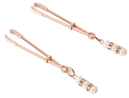 Set morsetti per capezzoli e clip clitoride regolabili – pinze SM per stimolazioni intense – accessori erotici per coppie e appassionati di BDSM, ideale per giochi adulti