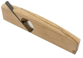 Wazakura, Rabot Japonais Kushigata Sakuri Kanna 15 mm | Fabrication Artisanale à Tsubame-Sanjo | Lame en Acier Haut Carbone | Outil de Menuiserie de Précision | Corps en Bois Japonais | Manuel
