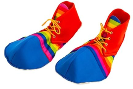 #N/A/a Zapatos Costume Cabeza Redonda Poliéster Respirable Props Apropiados para Festivales Escuelas Fiestas Temáticas Actuaciones, Grande