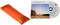 Yoga United Entspannungs-Geschenkset – Orange Augenpolster & Entspannungs-CD