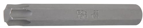 BGS 4575 | Bit | T-Profil (für Torx) T55 | Länge 75 mm | Antrieb Außensechskant 10 mm (3/8) | Chrom-Vanadium-Stahl (S2)