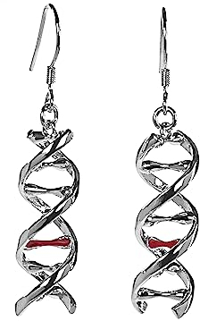 getDigital Damen-Ohrhänger Geek Gem DNS-Ohrringe Fischhaken 925 Silber - 11858