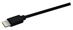 Duracell 2 metre MFI Lightning Sync and Charge Cable Compatible with iPhone 5/5S/6/6 Plus/6S/6S Plus/SE and iPad/iPad Mini - Black