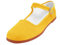 Shoes8teen Women's Cotton China Doll Mary Jane Shoes Ballerina Ballet Flats Shoes 9 M US 114 Yellow