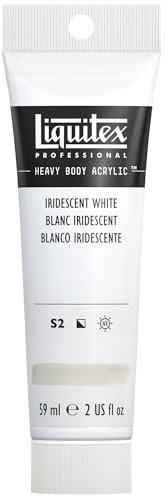 Liquitex Heavy Body - Tubo De Pintura Acrílica, 59 ml, Blanco Iridiscente