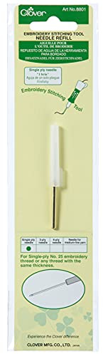Clover Stitching Tool Refill 1-Ply Needle, steel, Single