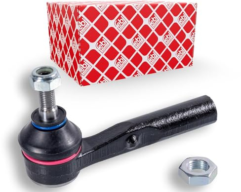 febi bilstein 32768 Spurstangenendstück mit Sicherungsmutter, 1 Stück | Kompatibel mit: CITROËN NEMO Großraumlimousine, NEMO Kasten/Großraumlimousine, FIAT FIORINO Großraumlimousine