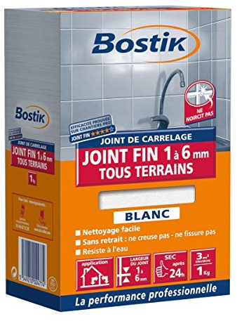 Bostik - Joint Fin Poudre / 5 - Blanc