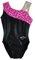 Obersee Mädchen O3gl043cm Turnanzug, Rosafarbener Leopard, cm Child (6-8 Years)