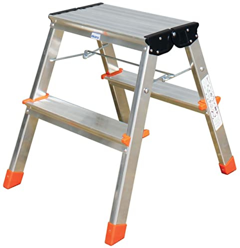 Krause TREPPY 130020 Doppelseitige Handleiter klappbar