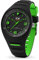 Ice-Watch - P. Leclercq Black green - Schwarze Herrenuhr mit Silikonarmband - 017599 (Medium)