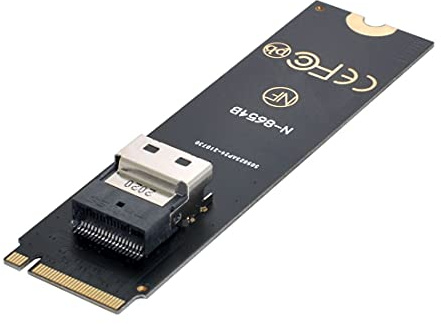 chenyang CY Slimline SAS PCIe SSD Adapter NGFF M-Key NVME auf U.2 U2 Kit SFF-8639 auf SFF-8654 SAS PCIe SSD Adapter für Mainboard