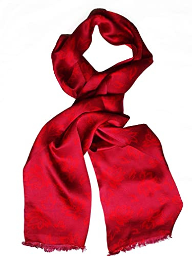 Posh Gear Damen Herren Seiden Schal Fioriseta aus 100% Seide