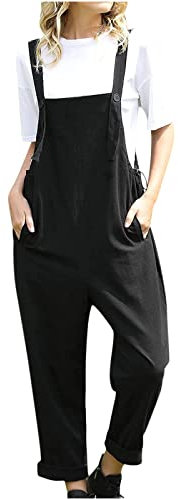 Combinaison Femme Grand Taille Salopette Femme Chic Jumpsuit Enceinte Pantalon Femme ete Casual Enceinte Lin Pas Cher Femme Sarouel Vetement Femme Pantalon Combinaison Femme