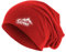 Roughtex Friendly Beanie SERVUS Unisex Jersey Mütze zweilagig Baumwolle reflektierend Bedruckt Rot OneSize (M/L)
