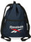Reebok Boston Mochila Saco con Cremallera Azul 35x46 cms Poliéster