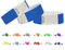 1000 Eintrittsbänder aus Tyvek - Party Einlassbänder, Securebänder, Festival Armbänder, Kontrollbänder für dein Event (Blue, 1000 Pack)