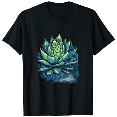 Agave Titanota Royal Agave Kreide Agave Sukkulenten Pflanzen T-Shirt