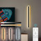 ZTWLEED 22W LED Wandleuchte Innen,Dimmbare Wandleuchte mit Fernbedienung 2.4G,Drei Farbtemperaturen,10-100% Helligkeitseinstellung,60CM Schwarz Wandleuchte für Wohnzimmer Schlafzimmer Treppenhaus