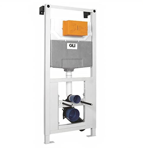 OLI Mechanic OLI120 Plus High Wall Hung Toilet Frame with Dual Flush Concealed Cistern