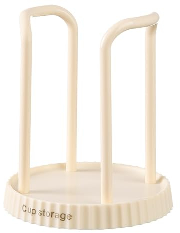 Wilitto Portabicchieri di Carta Dispenser Durevole Salvaspazio per Cucina Bagno Vanity Controsoffitto Antipolvere Beige
