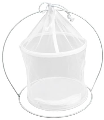 minkissy Insektenkäfig Werkzeug Kind Weiß Eisen Mini Muff