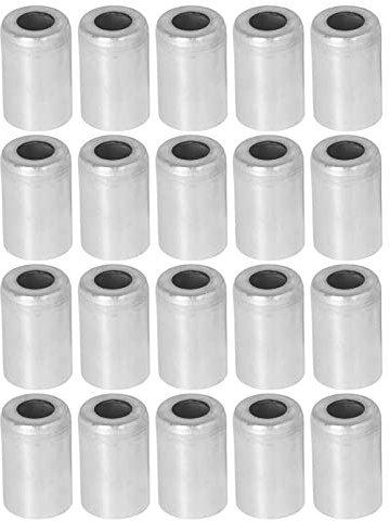 Copertura del Connettore del Tubo Dell'aria Condizionata 20 Pezzi Copertura del Raccordo Dell'aria Condizionata Copertura in Alluminio Copertura del Giunto Dell'aria Condizionata Per Auto(1/2 inch)