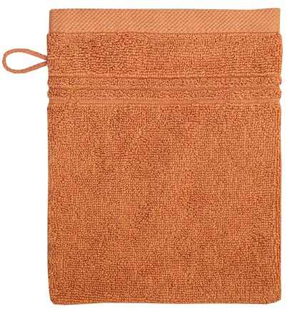 Dyckhoff Frottierserie 'Nature' Waschhandschuh 16 x 21 cm Terra - Orange