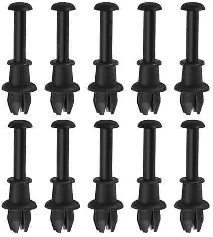 LQIOACU 10 Stück Hutablage Haltegurt, Schwarz, Unisex, Einfarbig, Kofferraumhalterung, Trunk Clip, Auto, Familienauto, SUV, Nutzfahrzeug