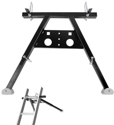 Yehchi Ladder Stabilizer,Wall Standoff,Ladder Accessory Safety Stability Easy Use,180 Lbs Weight Rating,Black