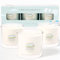 TRINIDa Candles Gifts for Women, Scented Candles Gift Set for Her, 3 Clean Linen Soy Candle Set, White Scented Candle for Birthday Gifts, 3×15 Hrs