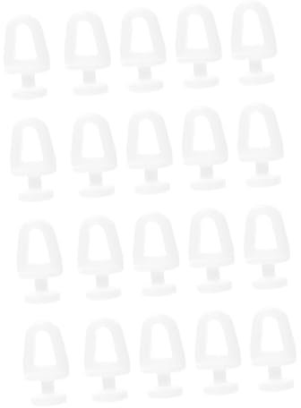 MAGICLULU 200stücke Gardinenröllchen Schiene Leise Vorhanggleiter Aus Langlebigem Kunststoff Flexibel Und Geräuschlos Geeignet Für Gardinenschienen in Wohn Arbeitsräumen