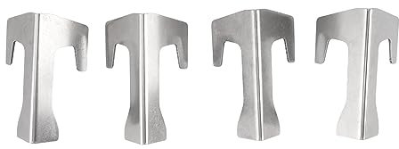 TOPINCN 4 Stück Universal-Abstandshalter für Feuertonnen, Universelle Edelstahl-Grillflammenbändiger, Abstandshalter, Idealer Abstand für die Luftzirkulation