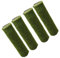 Lot de 4 Moquettes 100% synthétique gazon vert pour terrasse, balcon, jardin - Longueur 300 x largeur 100 cm